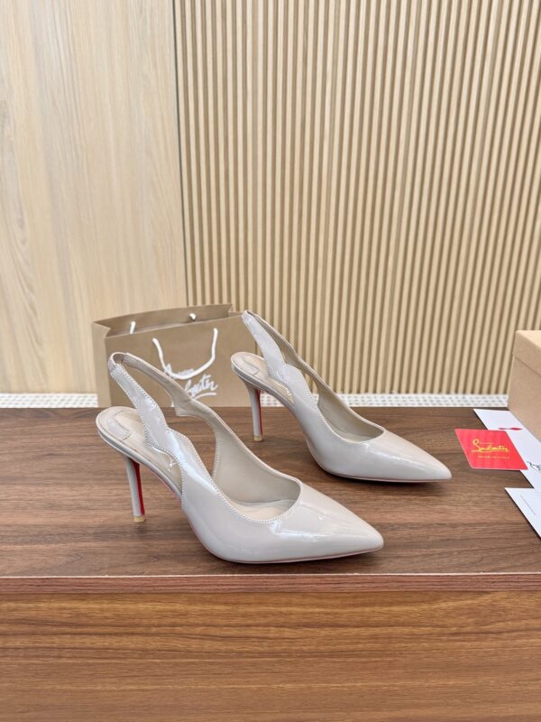 6bb64be1 CL Calfskin Leather Stiletto Heel Women's Sandals